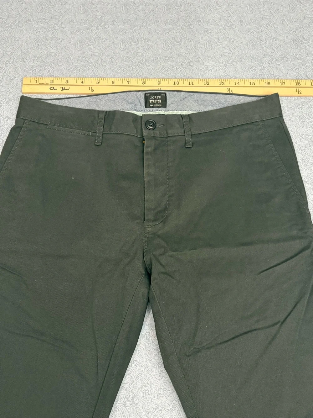 J. Crew Stretch 250 Skinny Black Chinos 32 x30 NWT
